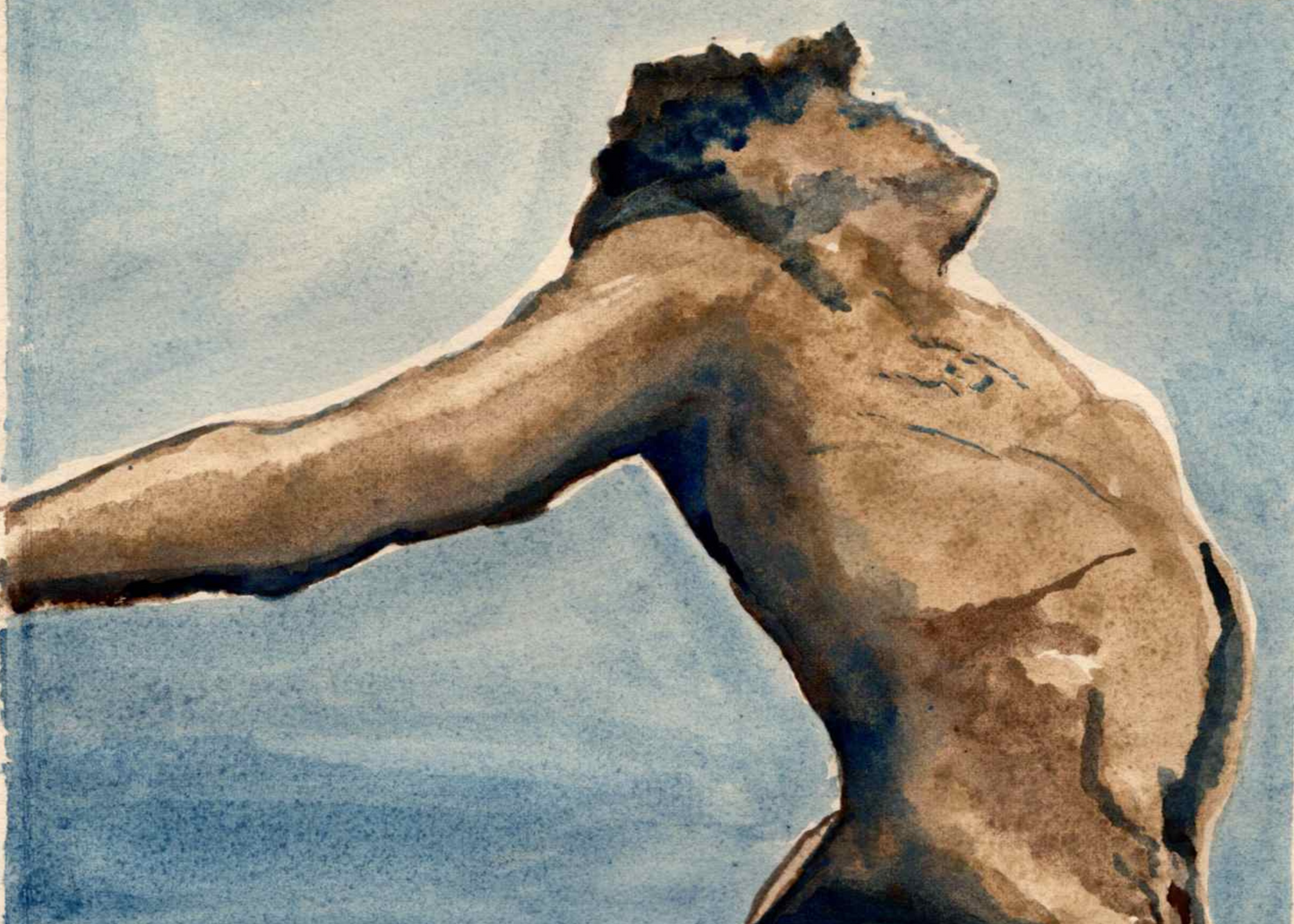 "Clean" Watercolor Print