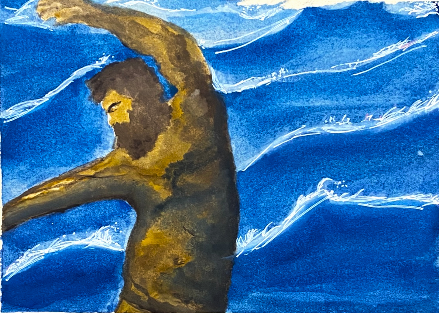 "Movement" Watercolor Print