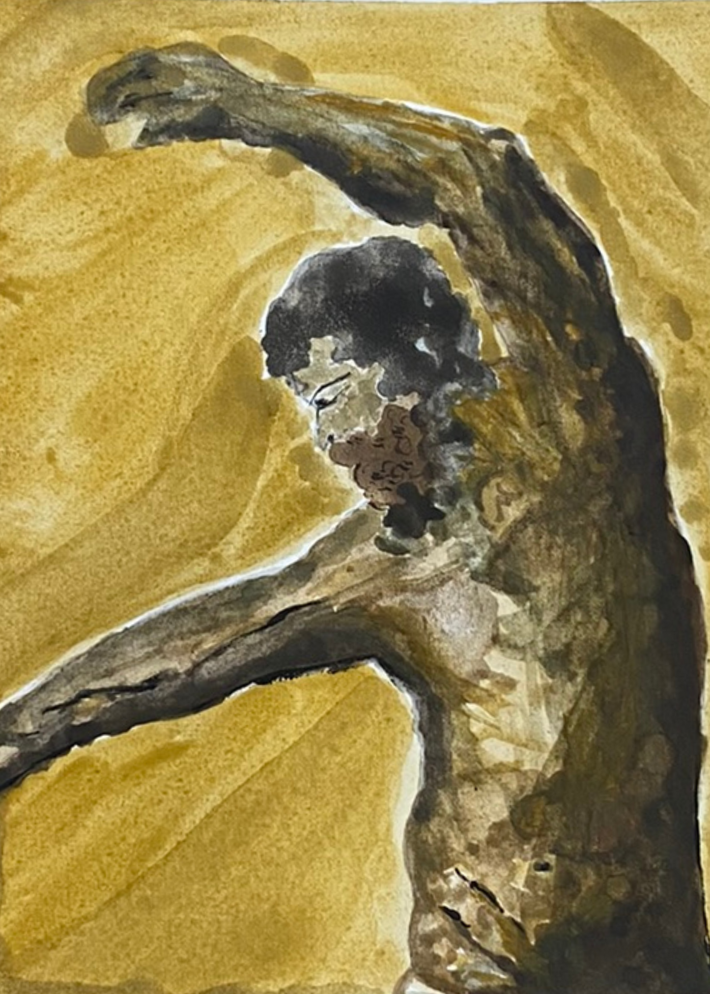 "Ron" Watercolor Print