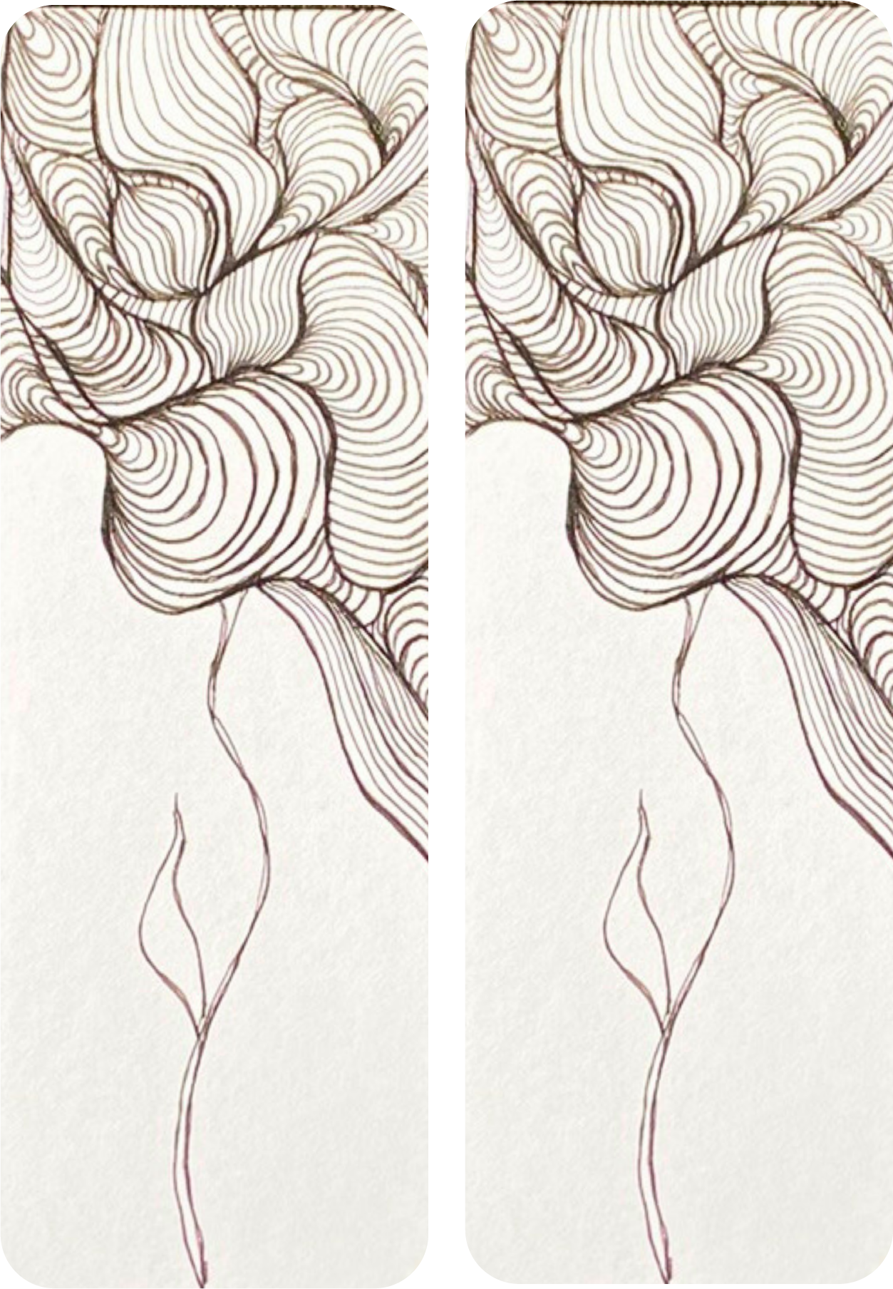 "Single Bloom" Bookmark