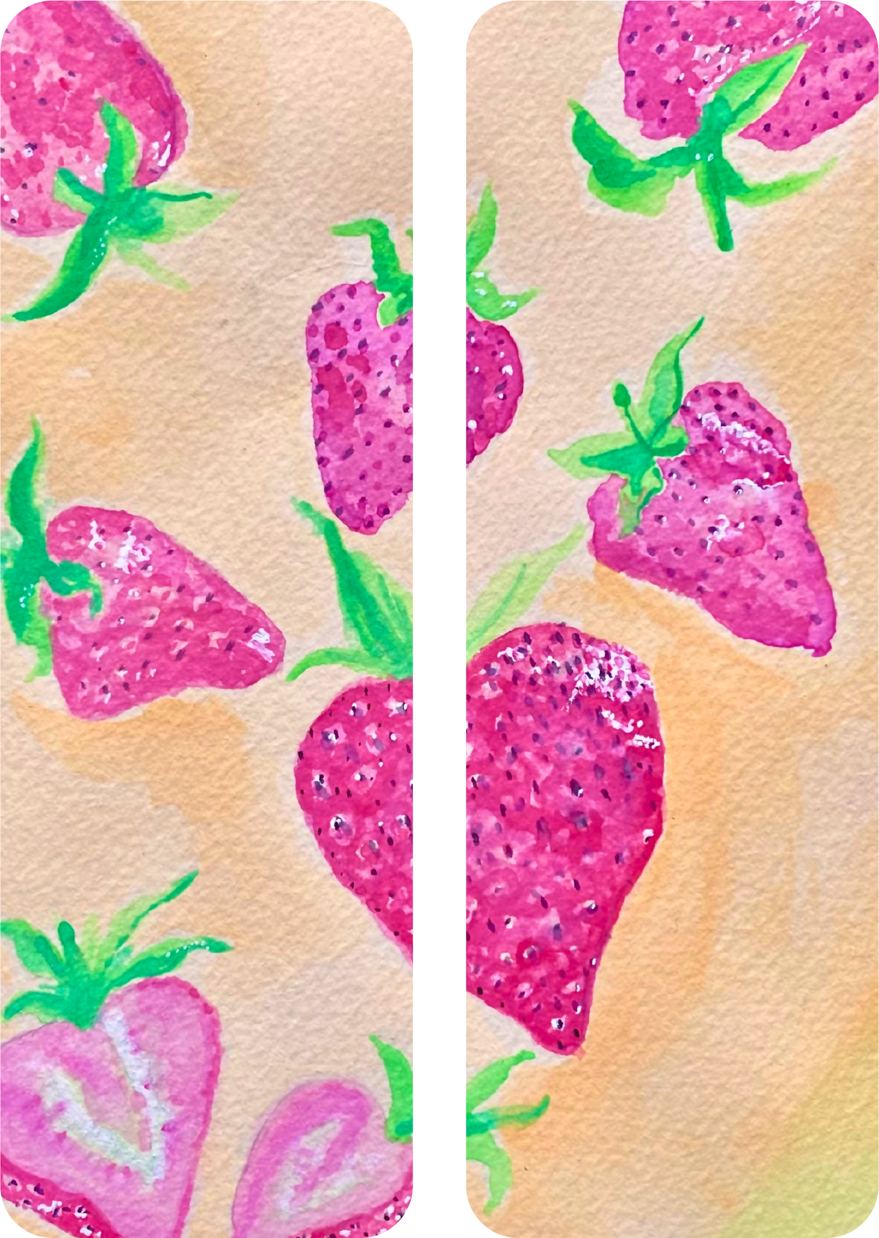 "Strawberry 24" Bookmark