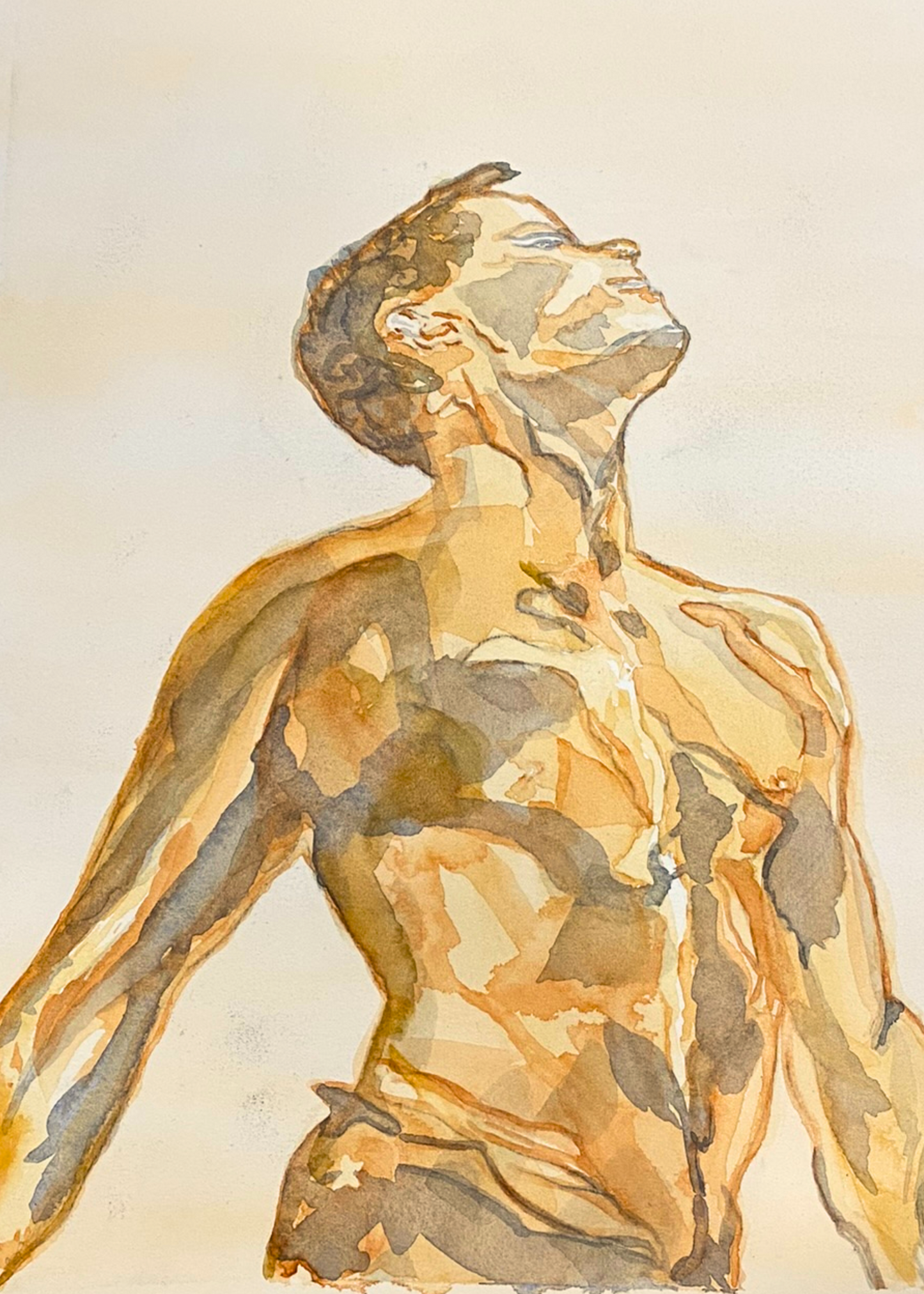 "This Is Me Trying" Watercolor Print