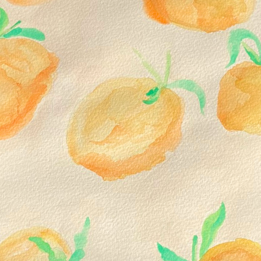 "Peaches No Cream" Watercolor Print