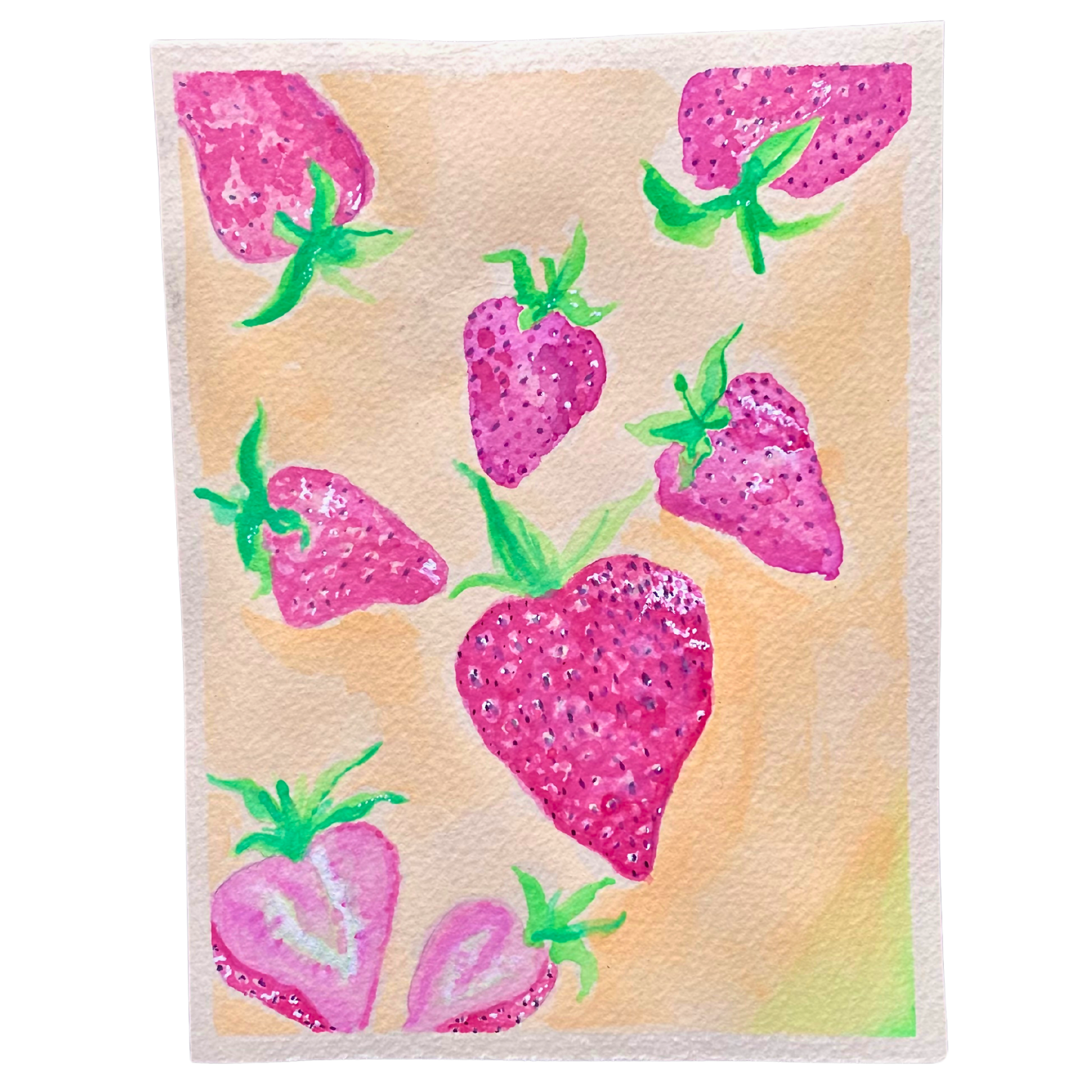 Strawberry '24 Watercolor Print